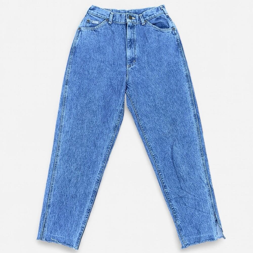 Lee Vintage 90s Medium Wash Tapered High Rise Jeans